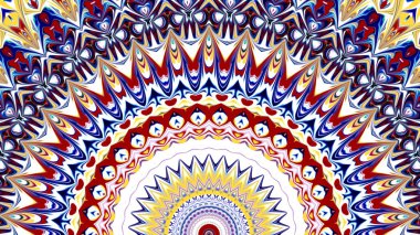 Renkli dijital sanat, oryantal model, geometrik doku, arka plan, 