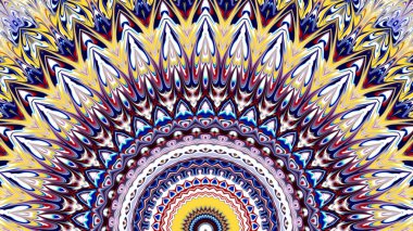 Renkli dijital sanat, oryantal model, geometrik doku, arka plan, 