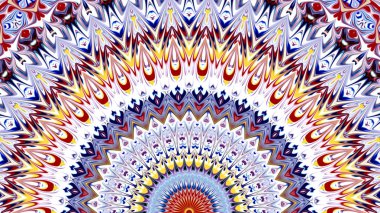 Renkli dijital sanat, oryantal model, geometrik doku, arka plan, 