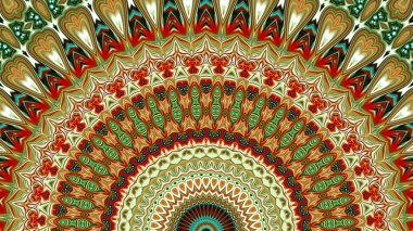 Renkli dijital sanat, oryantal model, geometrik doku, arka plan, 