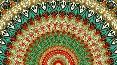 Renkli dijital sanat, oryantal model, geometrik doku, arka plan, 