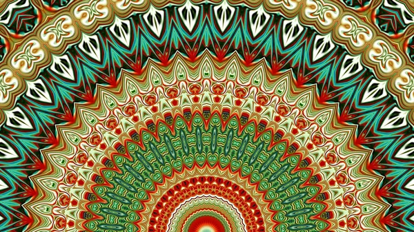 Art Numérique Coloré Motif Oriental Texture Géométrique Fond Abstrait — Photo