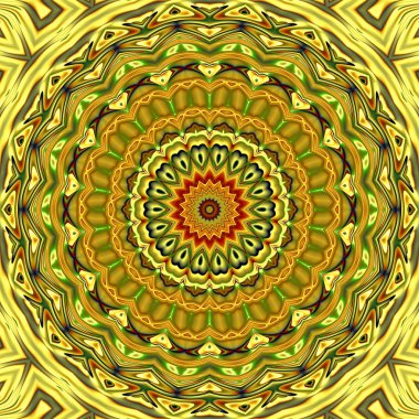 Renkli dijital sanat, oryantal model, geometrik doku, arka plan, 