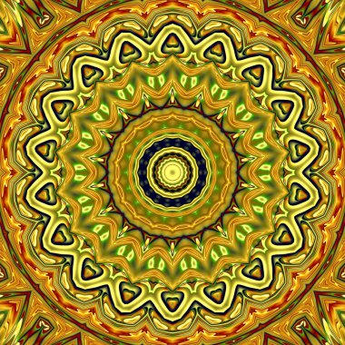 Renkli dijital sanat, oryantal model, geometrik doku, arka plan, 