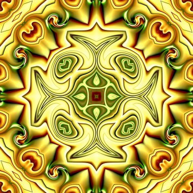 Renkli dijital sanat, oryantal model, geometrik doku, arka plan, 