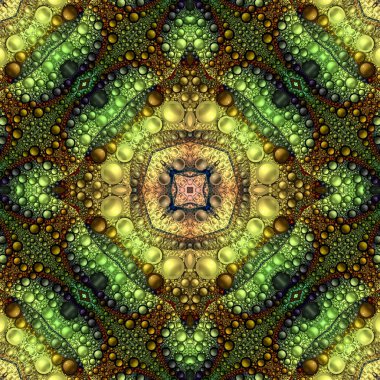 Renkli dijital sanat, oryantal model, geometrik doku, arka plan, 