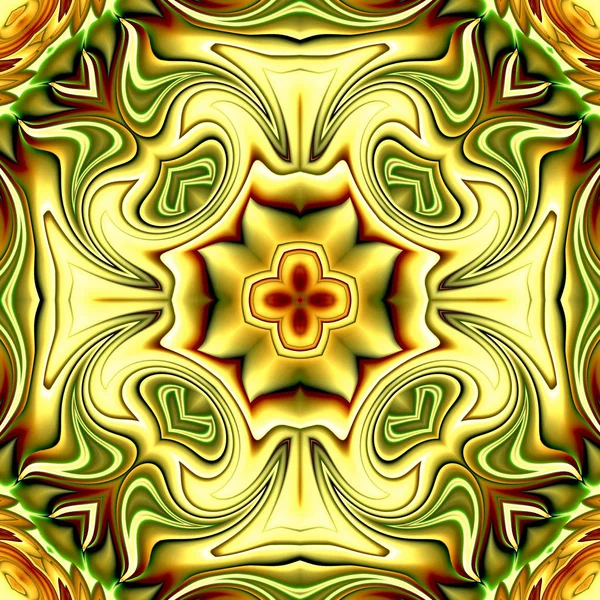 Arte Digital Colorido Patrón Oriental Textura Geométrica Fondo Abstracto —  Fotos de Stock