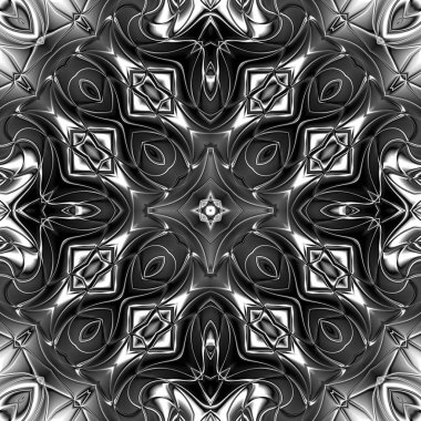 Renkli dijital sanat, oryantal model, geometrik doku, arka plan, 