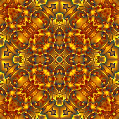 Renkli dijital sanat, oryantal model, geometrik doku, arka plan, 