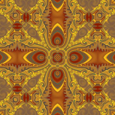 Renkli dijital sanat, oryantal model, geometrik doku, arka plan, 