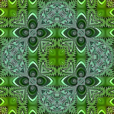 Renkli dijital sanat, oryantal model, geometrik doku, arka plan, 