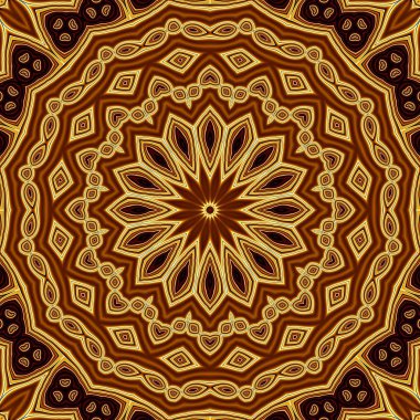 Renkli dijital sanat, oryantal model, geometrik doku, arka plan, 