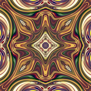 Renkli dijital sanat, oryantal model, geometrik doku, arka plan, 