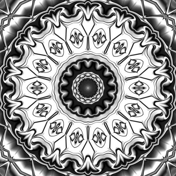 Bunte Digitale Kunst Orientalisches Muster Geometrische Textur Abstrakter Hintergrund — Stockfoto