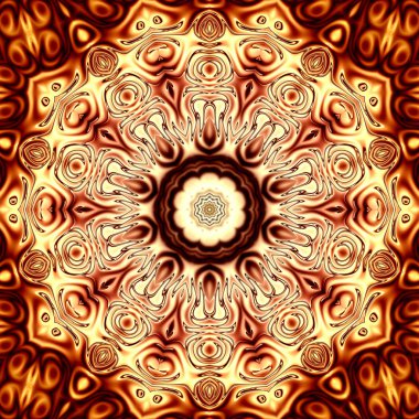 Renkli dijital sanat, oryantal model, geometrik doku, arka plan