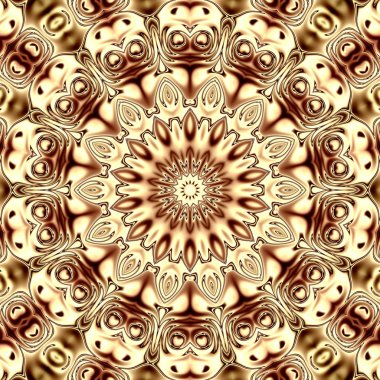 Renkli dijital sanat, oryantal model, geometrik doku, arka plan