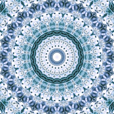 Renkli dijital sanat, oryantal model, geometrik doku, arka plan