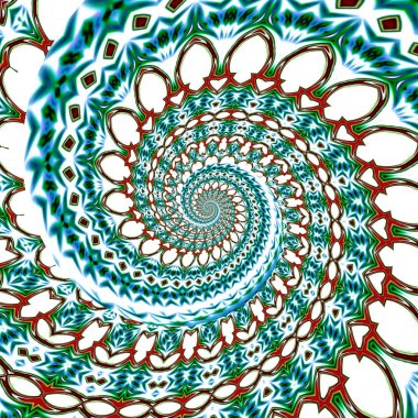 Renkli dijital sanat, oryantal model, geometrik doku, arka plan 