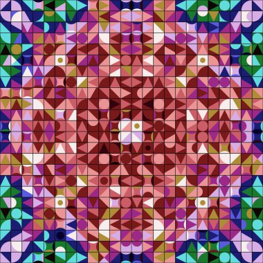 dijital sanat, oryantal model, geometrik doku, arka plan 