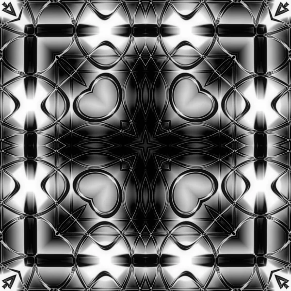Orientaliska Mönster Geometriska Textur Digital Konst Abstrakt Bakgrund — Stockfoto