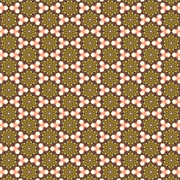 Digitale Kunst Orientalische Muster Geometrische Textur Abstrakter Hintergrund — Stockfoto