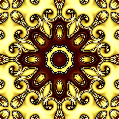 Renkli dijital sanat, oryantal model, geometrik doku, arka plan 