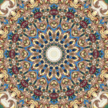 dijital sanat, oryantal model, geometrik doku, arka plan 