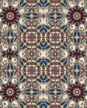 dijital sanat, oryantal model, geometrik doku, arka plan 