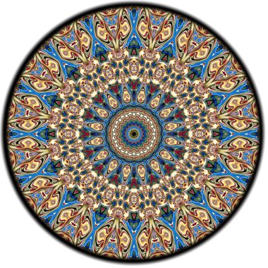 dijital sanat, oryantal model, geometrik doku, arka plan 