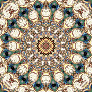 dijital sanat, oryantal model, geometrik doku, arka plan 