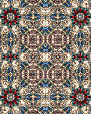 dijital sanat, oryantal model, geometrik doku, arka plan 