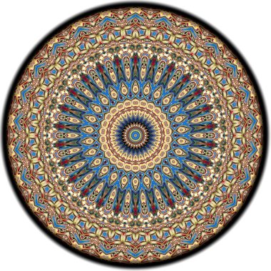 dijital sanat, oryantal model, geometrik doku, arka plan 