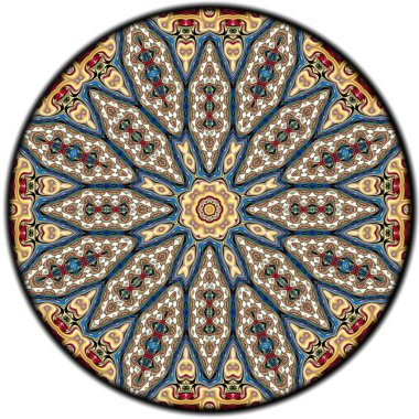 dijital sanat, oryantal model, geometrik doku, arka plan 