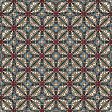 dijital sanat, oryantal model, geometrik doku, arka plan 