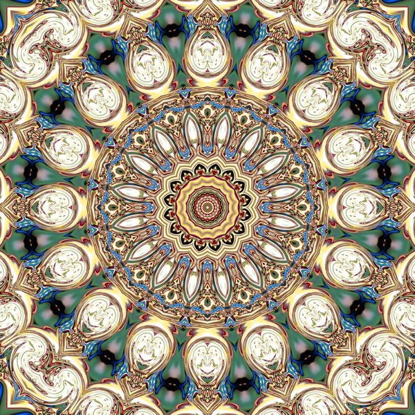 Digital Art Oriental Pattern Geometric Texture Abstract Background — Stock Photo, Image