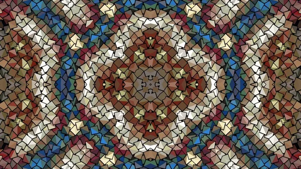Digitale Kunst Orientalische Muster Geometrische Textur Abstrakter Hintergrund — Stockfoto
