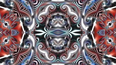 Dijital sanat, fraktal tasarım, geometrik doku, arka plan 