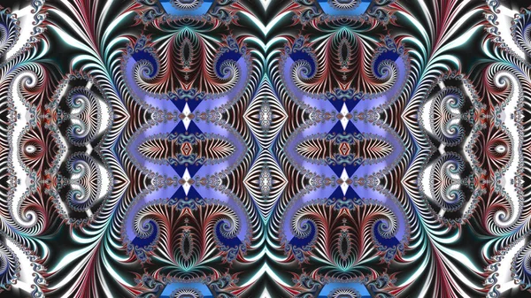Цифрове Мистецтво Фрактальний Дизайн Геометрична Текстура Абстрактний Фон — стокове фото