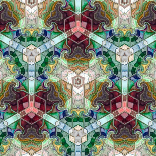 Digitala Konstverk Fractal Design Geometriska Textur Abstrakt Bakgrund — Stockfoto