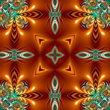 Dijital sanat, geometrik doku, arka plan, fraktal tasarım,