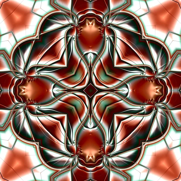 Цифрове Мистецтво Геометрична Текстура Абстрактний Фон Фрактальний Дизайн — стокове фото