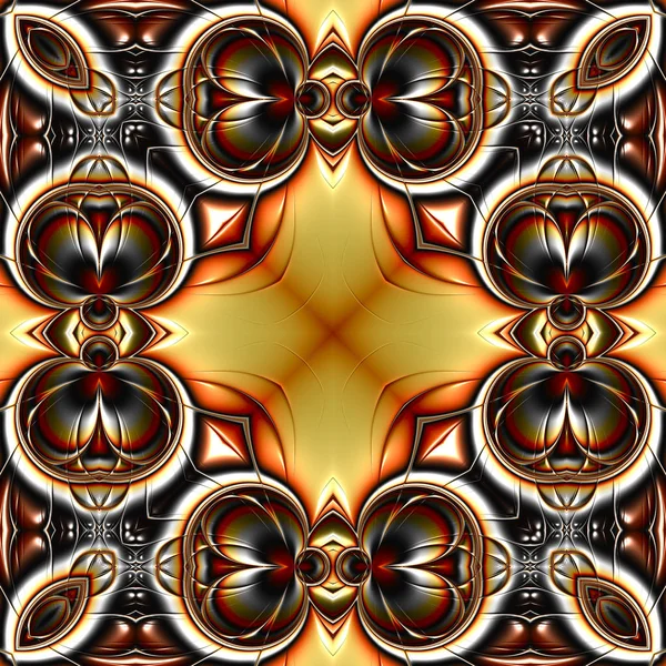 Digitale Illustraties Geometrische Textuur Abstracte Achtergrond Fractal Design — Stockfoto