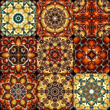 Dijital sanat, geometrik doku, arka plan, fraktal tasarım,