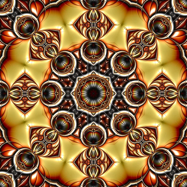 Digitales Kunstwerk Geometrische Textur Abstrakter Hintergrund Fraktales Design — Stockfoto