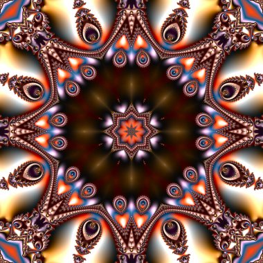 Dijital sanat, geometrik doku, arka plan, fraktal tasarım,