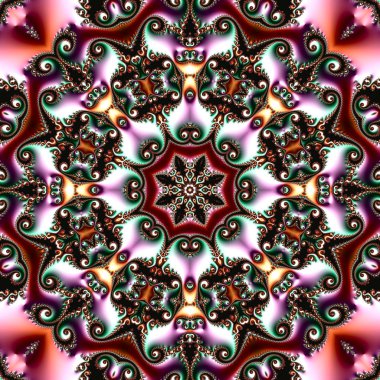 Dijital sanat, geometrik doku, arka plan, fraktal tasarım,