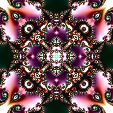 Dijital sanat, geometrik doku, arka plan, fraktal tasarım,