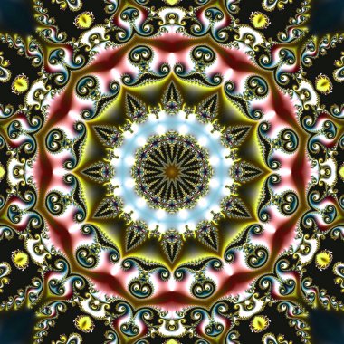 Dijital sanat, geometrik doku, arka plan, fraktal tasarım,