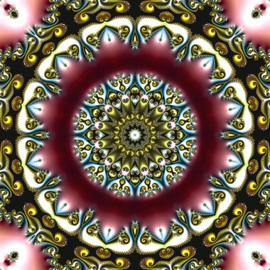 Dijital sanat, geometrik doku, arka plan, fraktal tasarım,