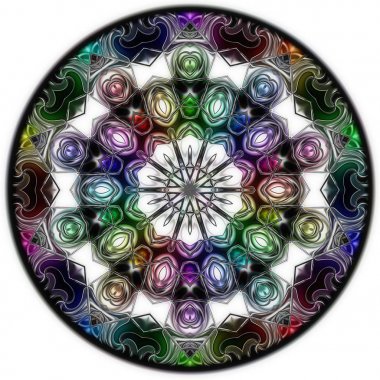 Dijital sanat, geometrik doku, arka plan, fraktal tasarım,